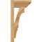Ekena Millwork Balboa Slat Rough Sawn Outlooker, Western Red Cedar, 6"W x 12"D x 24"H OUT06X12X24BOA06RWR - alternate 2
